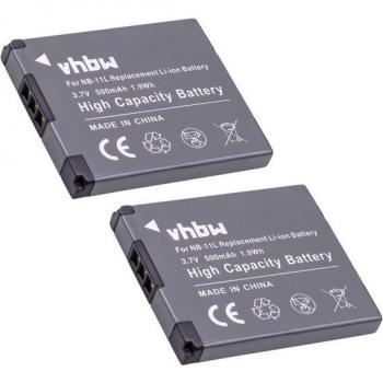 Vhbw Lithium-Ionen Akku für Canon PowerShot A3200 IS, A3300, A3500 IS, A3400 IS
