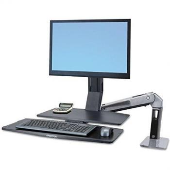 Ergotron WorkFit-A II LD 5 Lift Al Lift Engine und Arbeitsfläche, 24-317-026