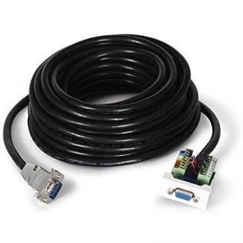 Pannello Di Connessione VGA Femmina Fonestar WP-51V-10 con Cavo 10m