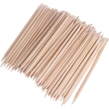 Nagelpflege‑Werkzeug 80‑100 Stück – Maniküre/Pediküre Holz Stöcke & Pusher