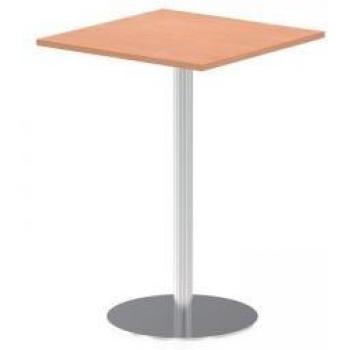 Italia 800mm Beech Top Poseur Table – Classic Leg 1145mm Height