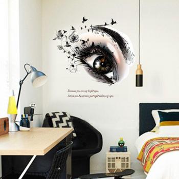 Artistic Eye Wall Stickers for Living Room