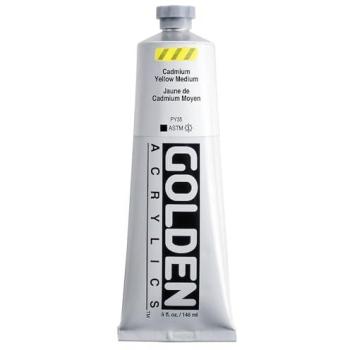 Golden Heavy Body Acrylic, Cadmium Yellow Medium 5oz