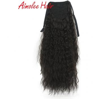 Clip en Extensiones de Cola de Caballo Rizado