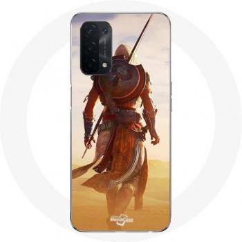 Maniacase Housse flexible Oppo A74 5G – Noir – Assassin’s Creed
