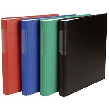 A4 Round Spine 2-Ring Binder 30mm Assorted Colors Pack of 20