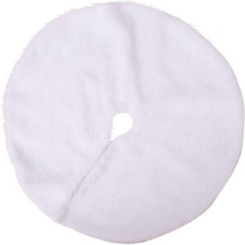 Ornement de Noël Blanc Peluche Maison
