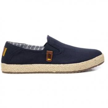Refresh Mocasín Hombre Azul con Cordón Trenzado