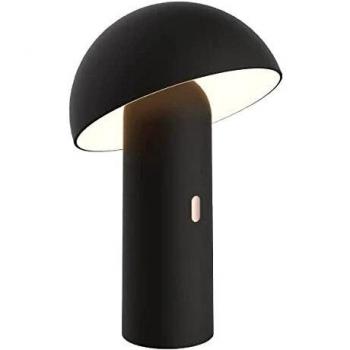 Kabellose Dimmbare LED-Tischlampe H28cm Tod Schwarz