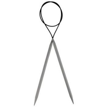 KnitPro Basix 2,5‑Millimeter Aluminium-Stricknadel – 80 cm