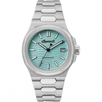 Ingersoll Catalina I14601 Men's Automatic Watch Stainless Steel Turquoise