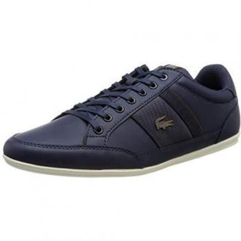 Lacoste Chaymon 319 1 CMA Sneakers, Navy/Dark Brown, 9.5 UK