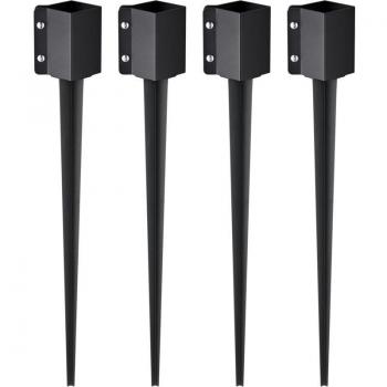 Piquet de Clôture Mophorn 4 pcs en Métal