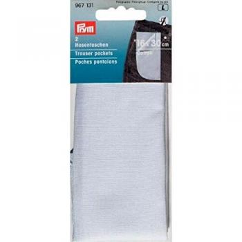 Poches à Coudre Complètes PRYM Blanc