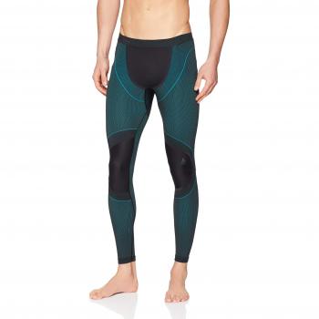 Odlo Herren SUW Windshield Unterhosen – Schwarz & Seeblau – L