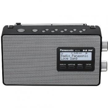 Radio Digital PANASONIC RF-D10E DAB+ Negro