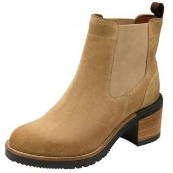 Ravel Women's Sand Suede Bray Ankle Boots
