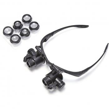 Doble Ojo Lupa ReparoReloj con LED