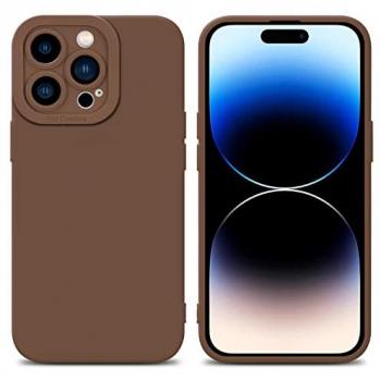 Coque de protection marron pour iPhone 14 Pro Max