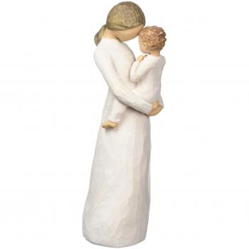 Weidenbaum‑Figur „Zarte Zärtlichkeit“, 22 cm aus Naturholz (Model 26073)