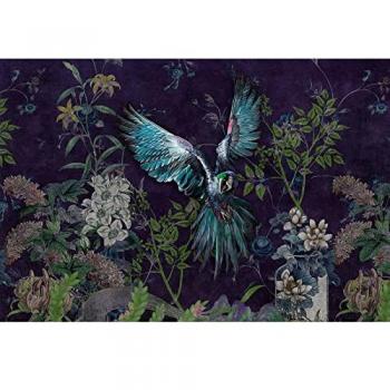 Fototapete LIVING WALLS Walls by Patel Tropical Hero, lila, Vlies, Wand