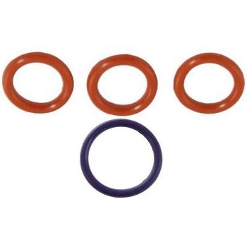 145 Pcs HNBR F12 R134a Oil Seal Ring and 50 Red Silicone O-Rings