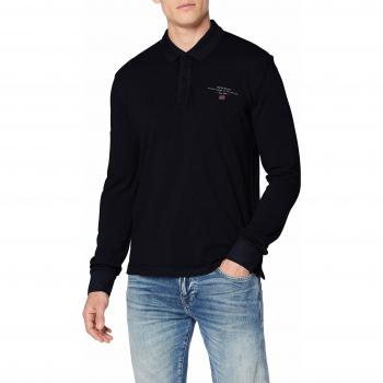 Polo Napapijri Elbas 2 Ls, Homme, Bleu, Taille L