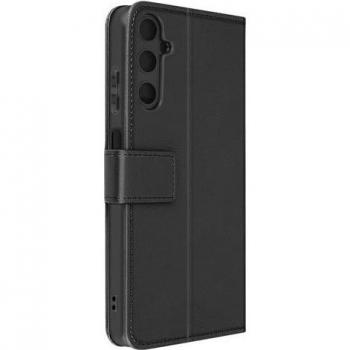 Funda Samsung Galaxy A05s con Solapa, Tarjetero y Soporte Negro