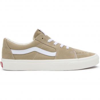 Zapatilla Vans Sk8-Low Beige y Blanco