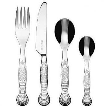 Viners Mermazing 4 Piece Kids Cutlery Set