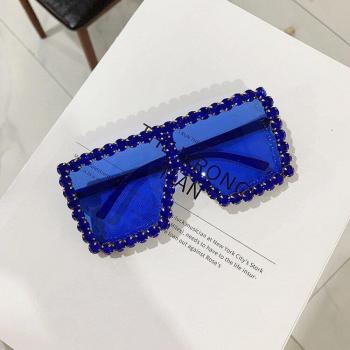 Ins Tide Diamond-Studded Sunglasses
