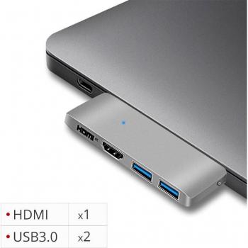 SnowKids Dock Tipo C – Amplificador de Puertos para MacBook