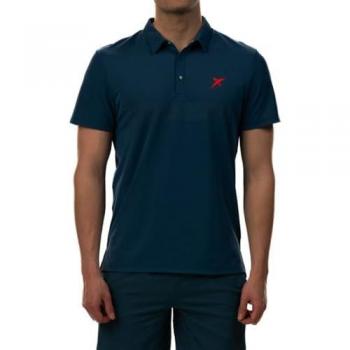 Egan Blue Short Sleeve Polo – Drop Shot M