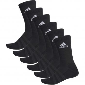 Adidas PowerStride Women’s Cushioned Crew Pack (Black, 6.5‑8)