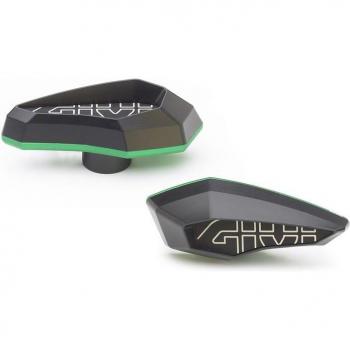 GIVI Cuscinetto architrave in polimero rinforzato con fibra di vetro in alluminio anodizzato, verde