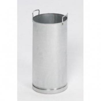 Seau intérieur en métal galvanisé pour cendrier combiné H 610 mm