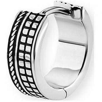 Cai Herren Creole 925 Silber 1,25cm ohne Stein