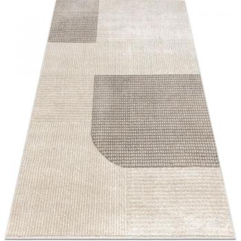 Geometric Beige Floor Covering