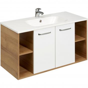 Saphir Quickset 362 – Doppel-Tür-Waschtisch mit Unterschrank, 101 cm breit
