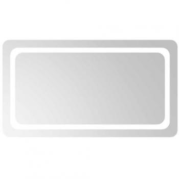 Miroir LED 90x50 cm pour salle de bain – VidaXL