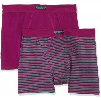 Abanderado ASA5398, Bóxer para Hombre, Rojo (Pack de 2)