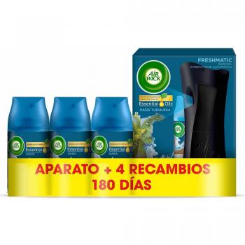 Ambientador Air Wick Freshmatic Oasis Turquesa