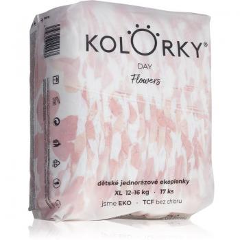 Kolorky Day Flowers Couches Taille XL 12-16 Kg 17 pcs