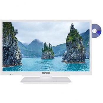 Telefunken XH24G101D-W 61 cm (24 Zoll) Fernseher mit integriertem DVD-Player