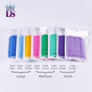 Pinceaux écouvillons pour cils jetables 100 PCS
