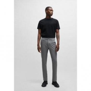 Chino BOSS Homme Tissu Multi-Stretch Gris