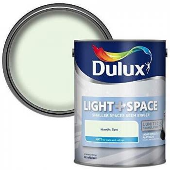 Dulux Light & Space Matt Emulsion Paint Nordic Spa 5L