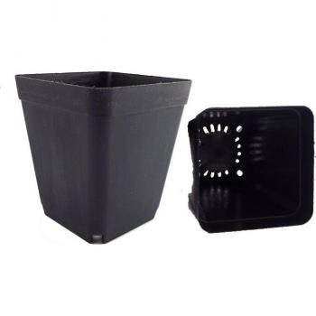 Black Square Mini Plant Vase