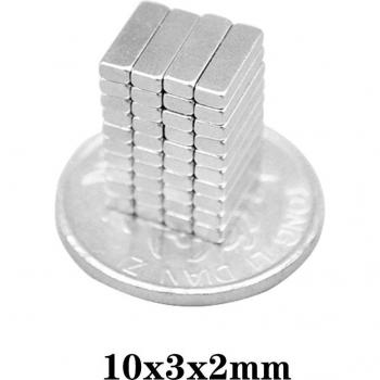 10x3x2 mm Powerful Neodymium Magnets