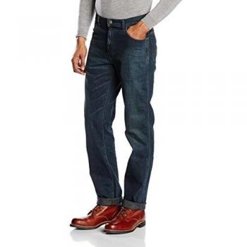 Jeans de hombre Wrangler Texas Stretch, color verde, W31/L34